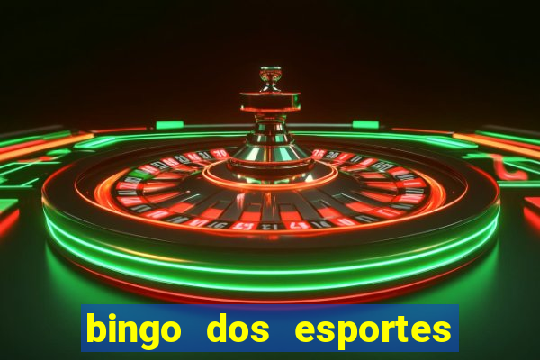 bingo dos esportes para imprimir